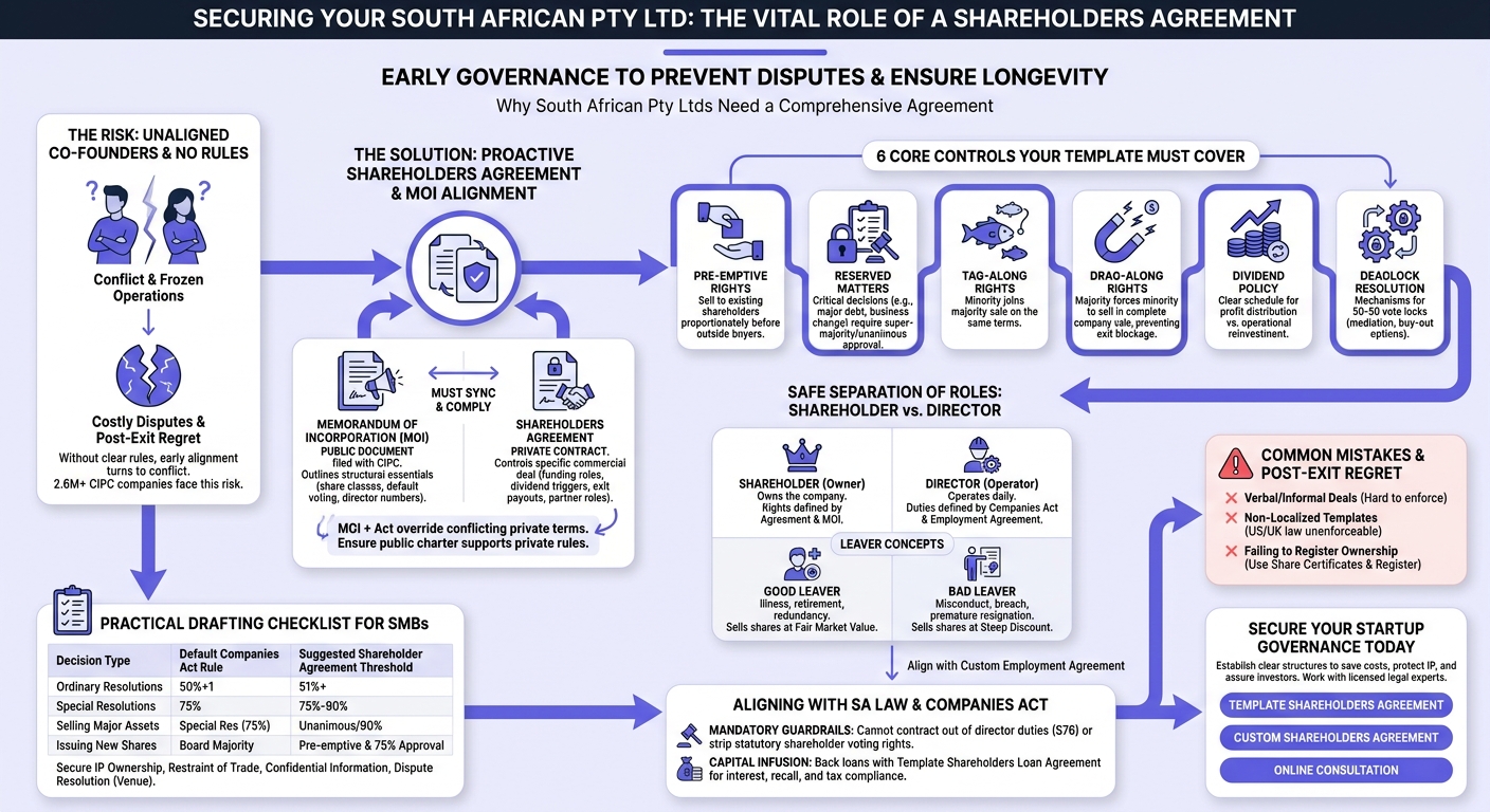 Infographic: Why Your Pty Ltd Needs a Shareholders Agreement in South Africa