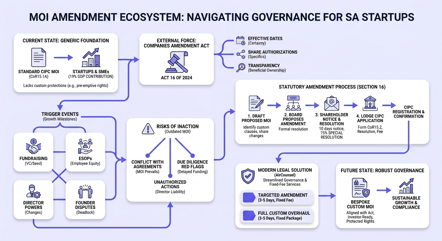 Infographic: Why Startups Rely on Law Firms in South Africa for MOI Updates Under the Companies Amendment Act